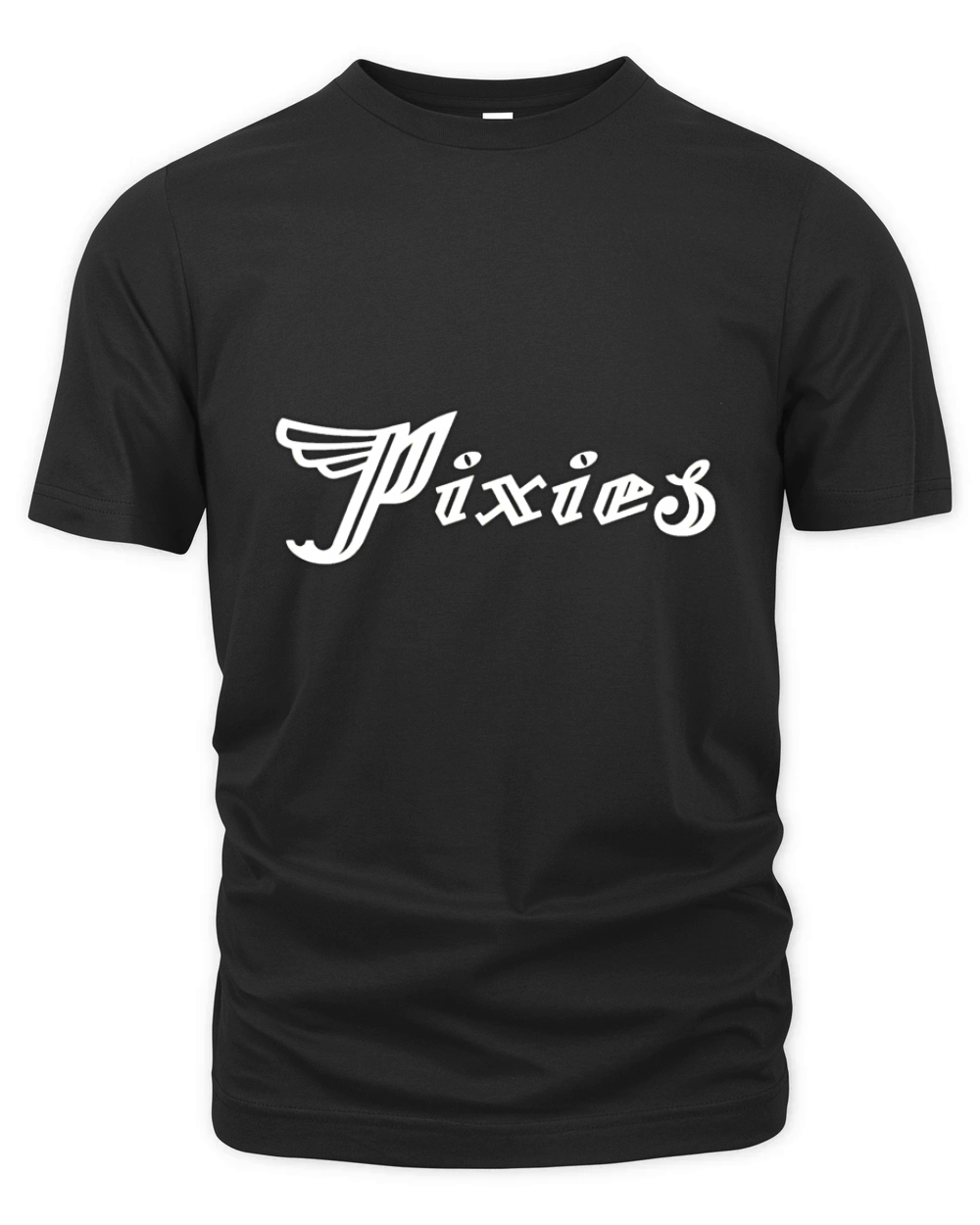 Pixies Band Logo Art Wing White Organic Unisex T-shirt
