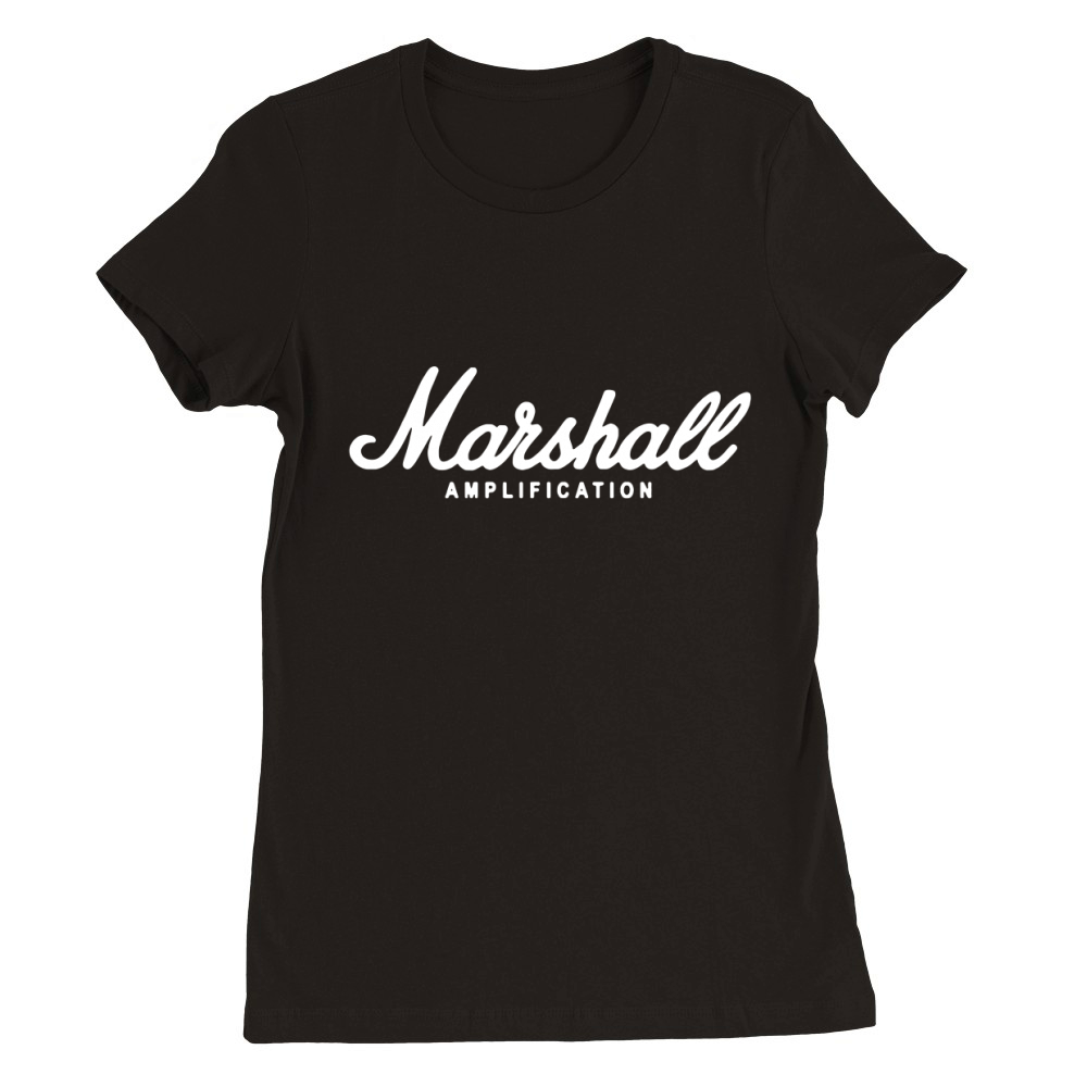 Marshall Amp rock band music Baseball Jersey T-Shirt Premium Womens Crewneck T-shirt