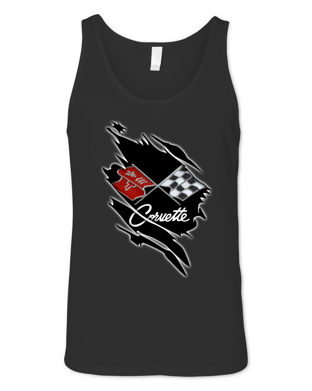 CORVETTE C3 CA Unisex Jersey Tank