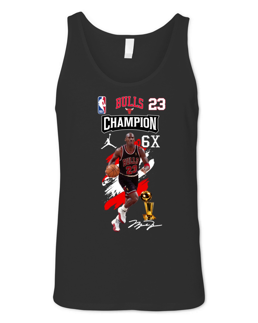 Michael Jordan bulls 23 Champion Unisex Jersey Tank
