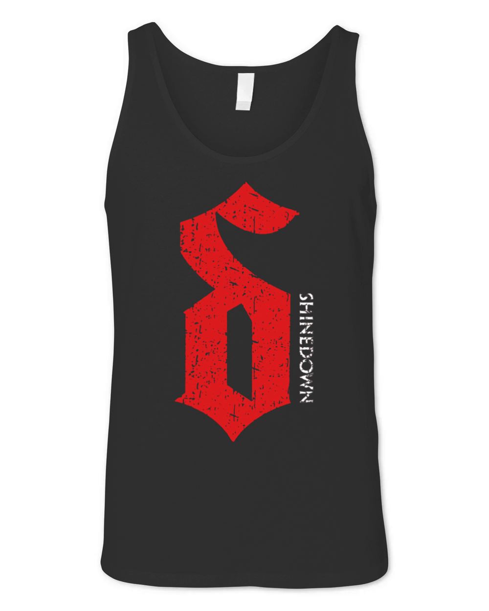 Shinedown District Red Unisex Jersey Tank