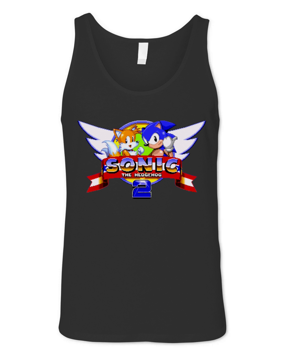 Sonic 2 Title Screen Unisex Jersey Tank