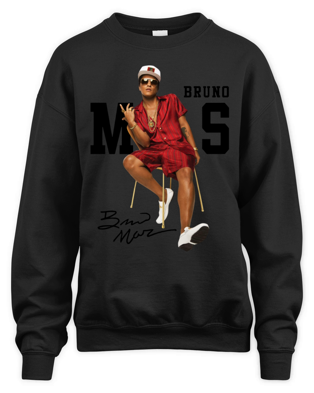 BRUNO MARS Unisex Premium Crewneck Sweatshirt