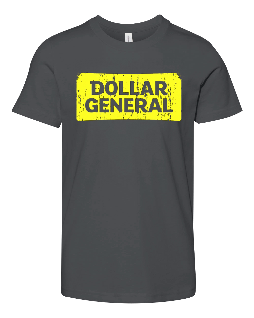Dollar General Cool Grocery Store Pop Worn Look Youth Unisex Jersey Tee