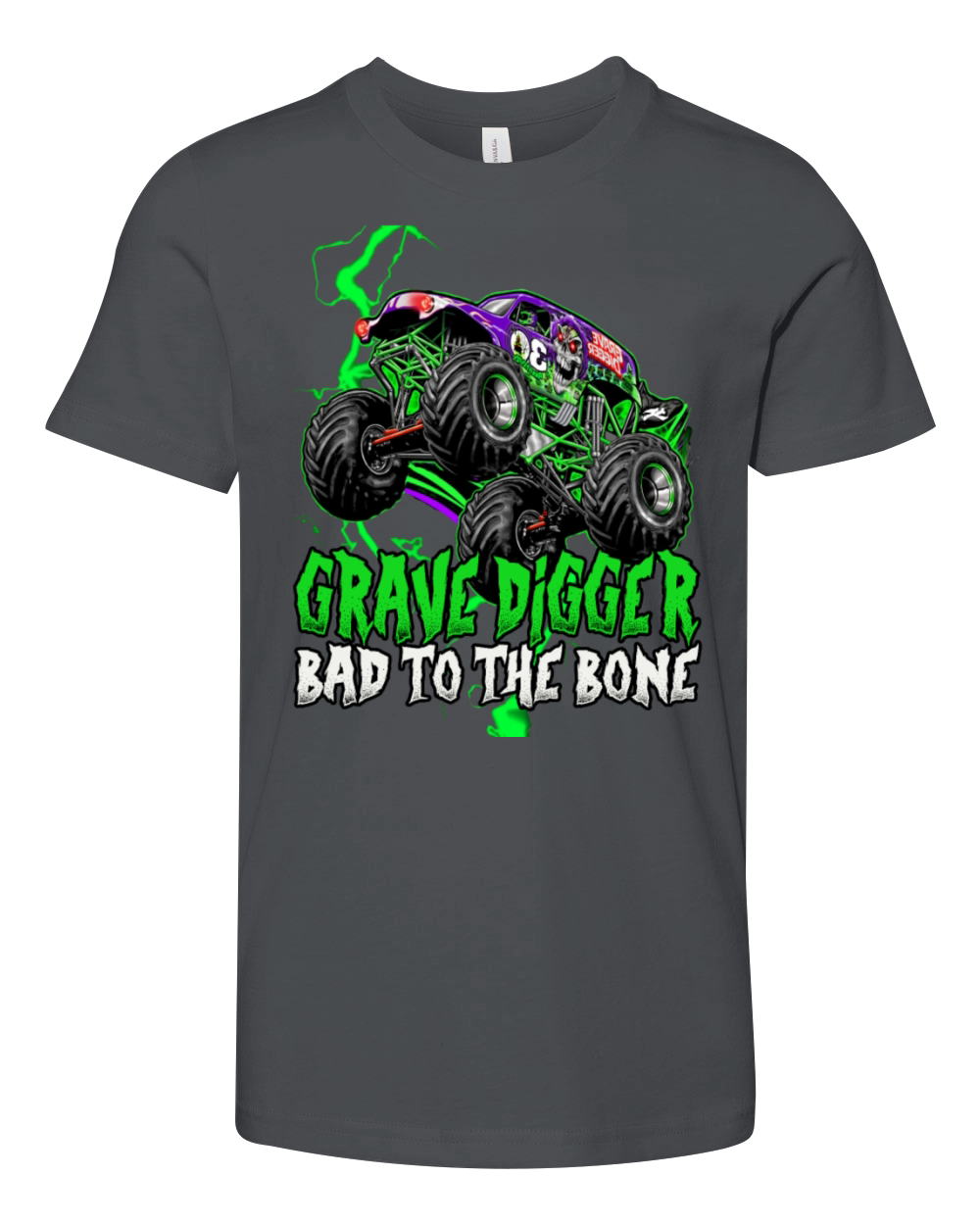 grave digger Bad tot the Bone Youth Unisex Jersey Tee