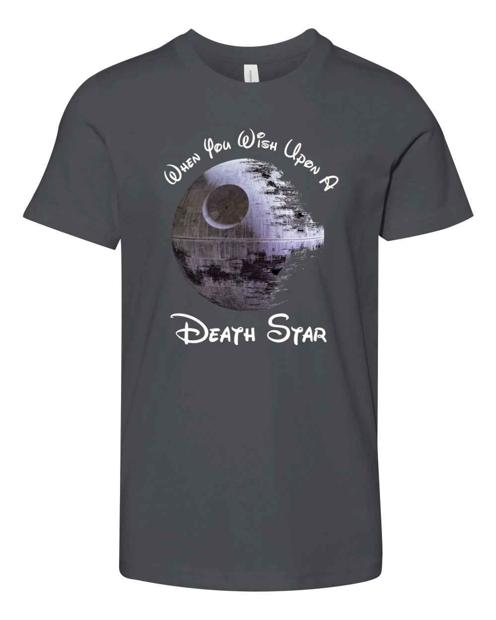 When You Wish Upon A Death Star Youth Unisex Jersey Tee