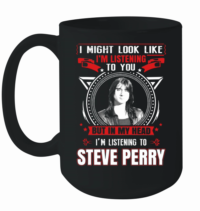 Crazy STEVE PERRY Fan Christmast Ceramic Mug