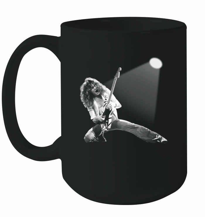 Eddie Van Halen On Stage Ceramic Mug