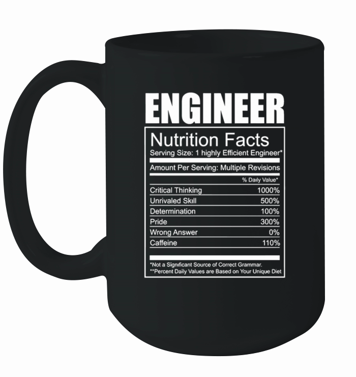 Engineer - Engineer - Funny Engineer Nutrition Ceramic Mug