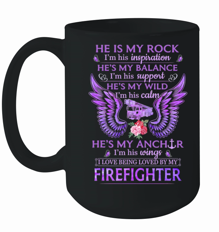 Firefighter I Love Being Loved By My Firefighter Ceramic Mug