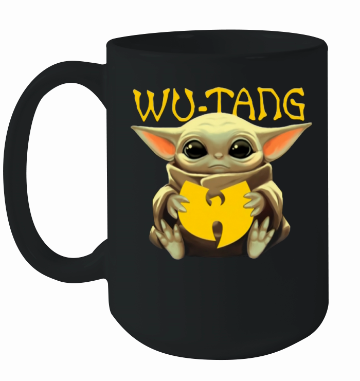 Star Wars Baby Yoda Hug Wu-tang Clan shirt - Unisex Long Sleeve Ceramic Mug