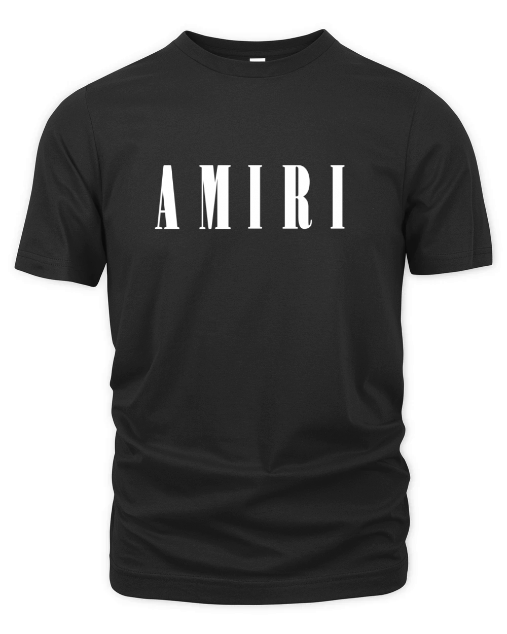 Amiri Men's Black Logo print Organic Unisex T-shirt