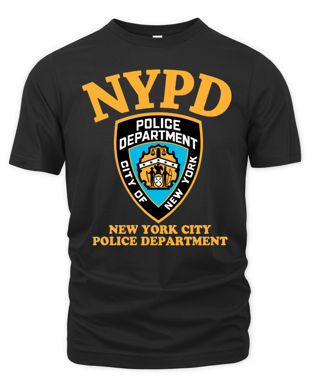 Color de NYPD: Departamento de Policía de la Ciudad de Nueva York Organic Unisex T-shirt