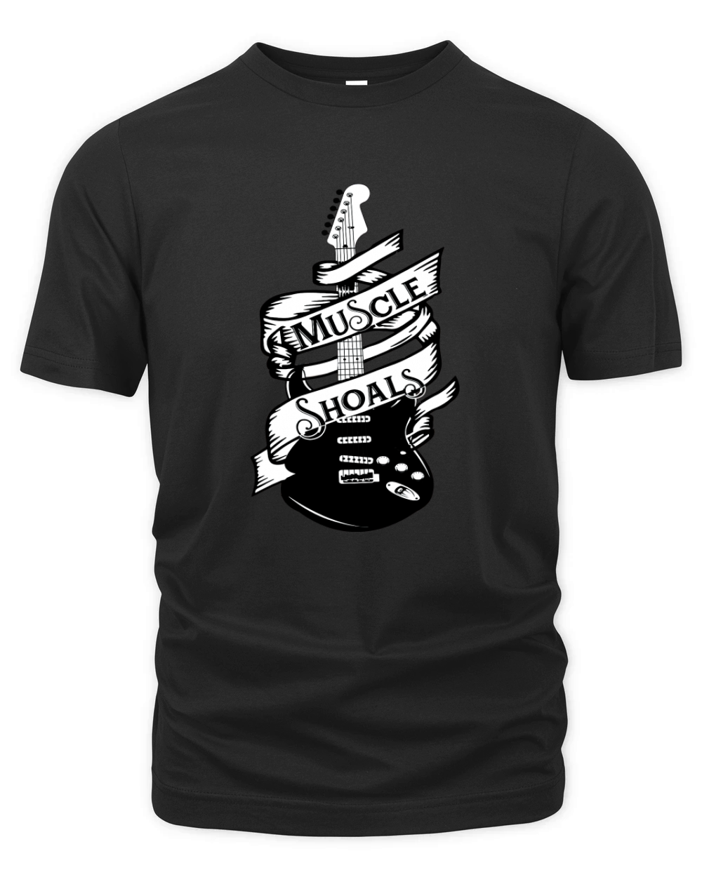 Muscle Shoals Shirt Alabama Music Recording Studio Guitar Organic Unisex T-shirt