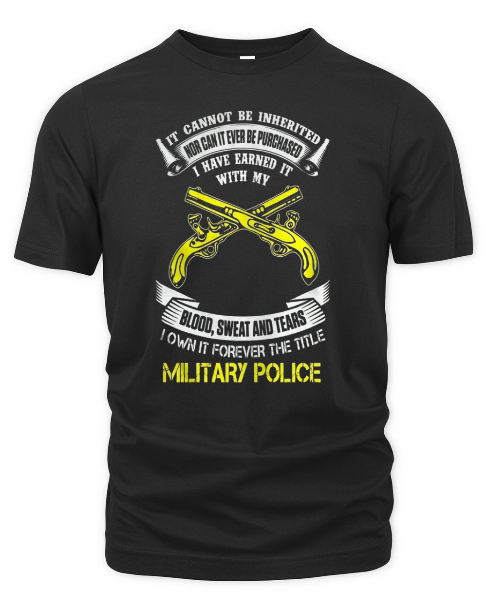 Own forever the title military police shirt Organic Unisex T-shirt