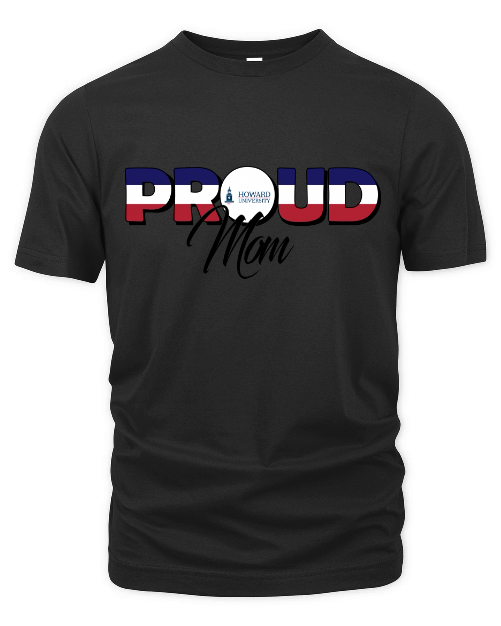 Proud Mom Howard University Best Family Gifts Organic Unisex T-shirt