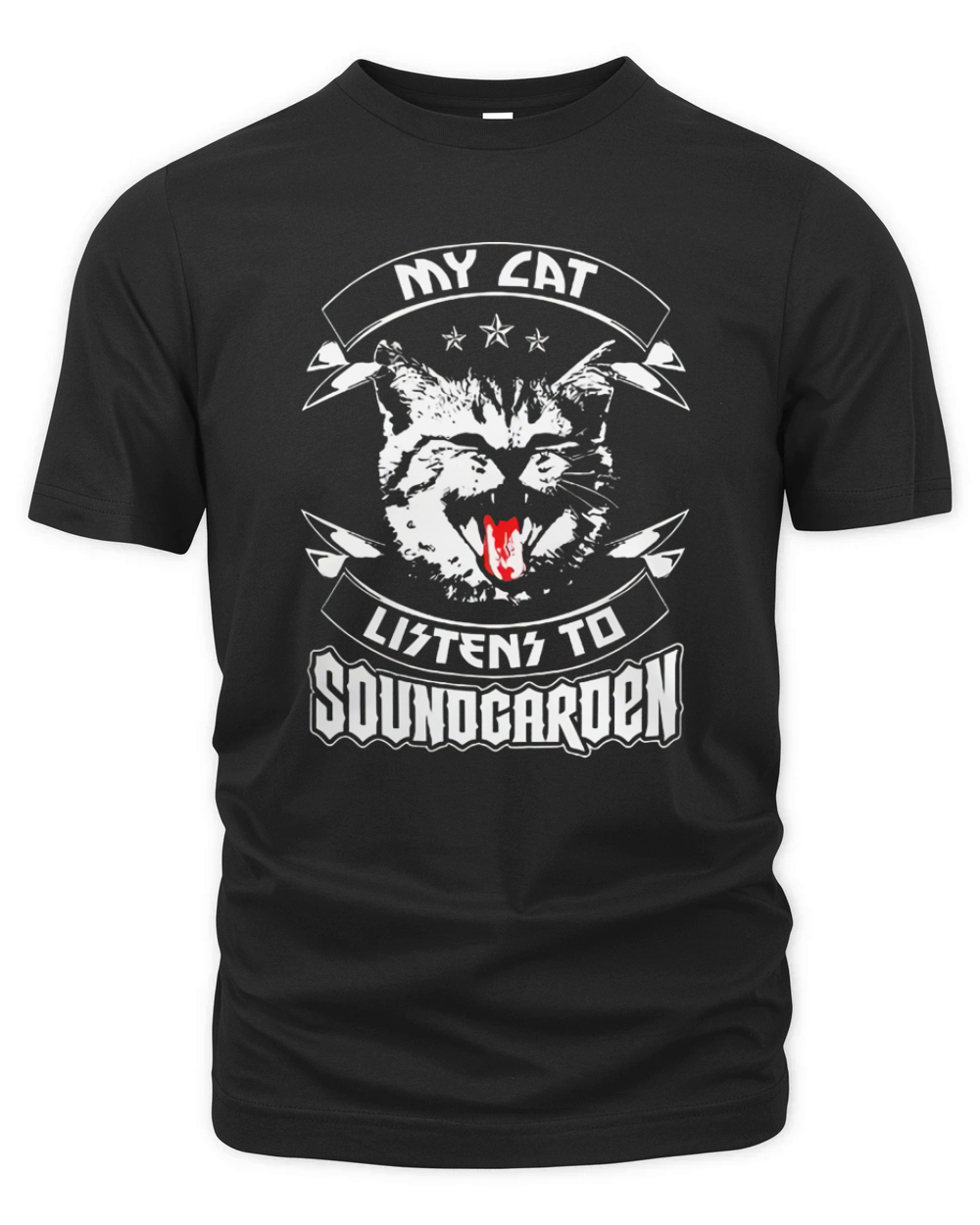 Rock Cat Soundgarden Shirt Rock Cat Soundgarden Tee Organic Unisex T-shirt