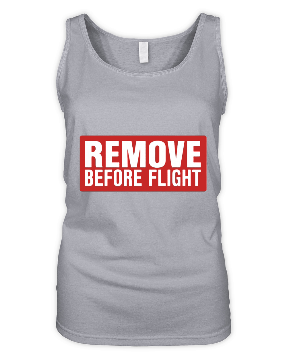 Remove before flight Sportswear Shirt Organic Women's Tank Top