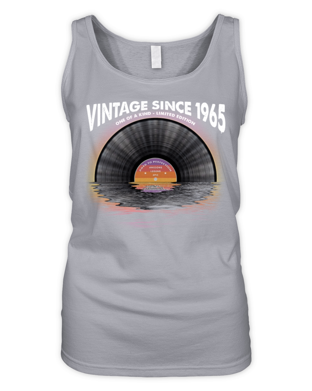 Vintage since 1965 Retro Disco Music Vintage Organic Women's Tank Top