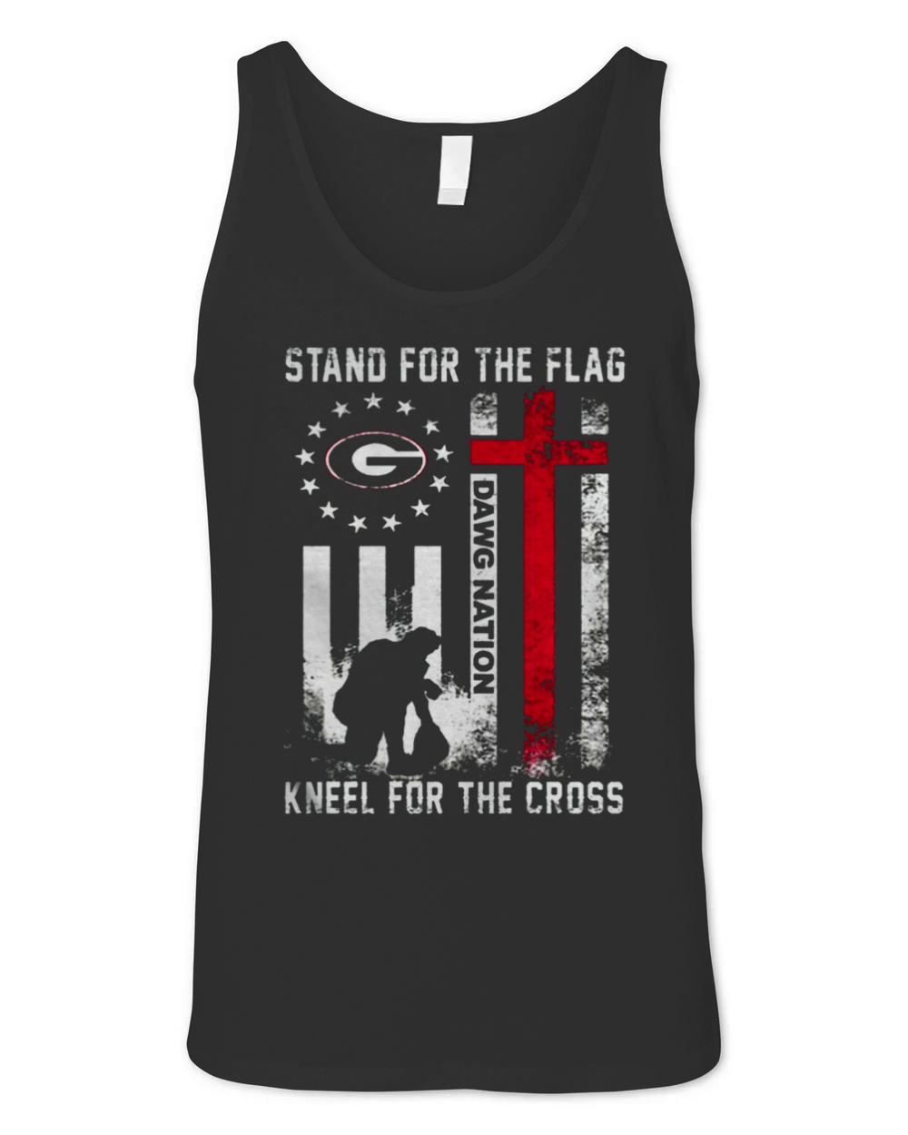 Betsy Ross flag Stand for the flag DawgNation Georgia Bulldogs Unisex Jersey Tank