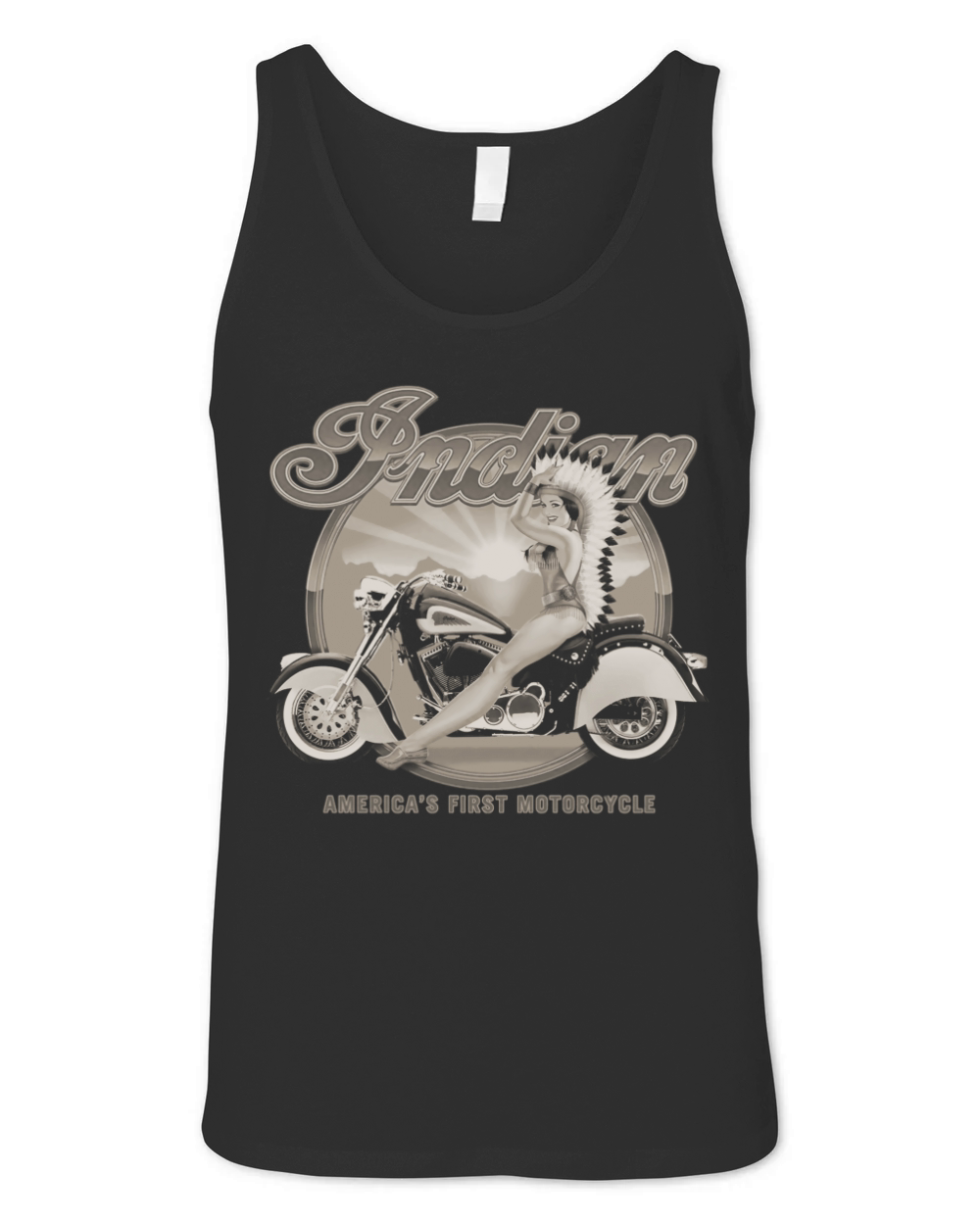 Indian Motorcycles. Unisex Jersey Tank