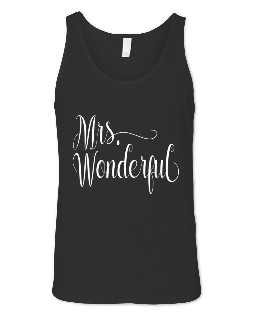 Mrs Wonderful Unisex Jersey Tank