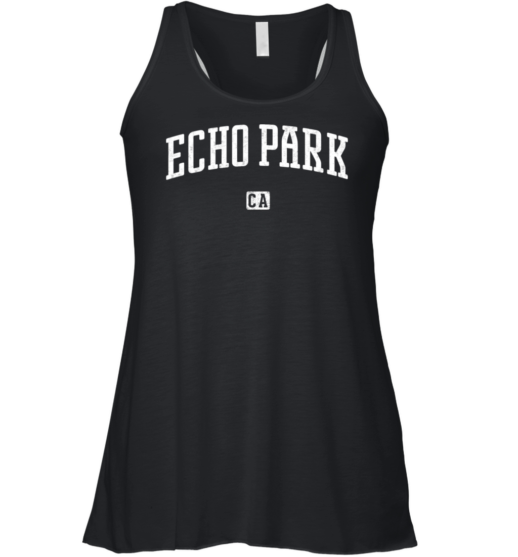 Echo Park California Vintage Style Women's Flowy Tank Top