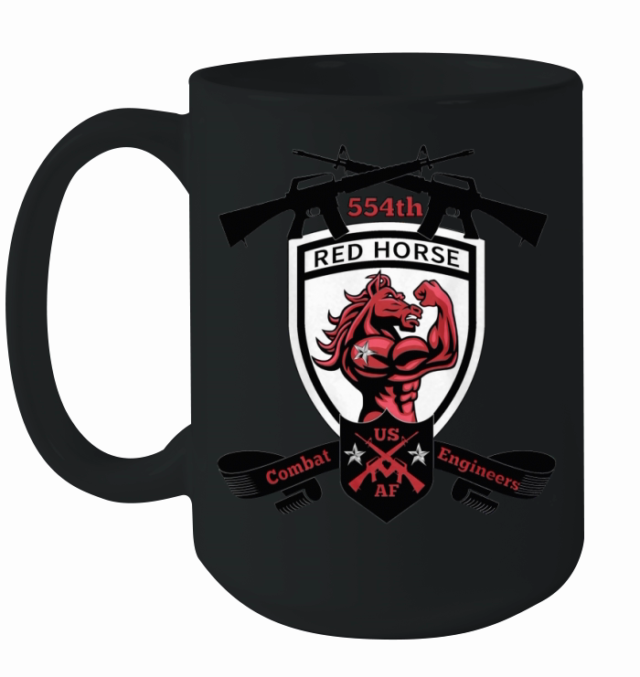554th REDHORSE - Combat Engineers Ceramic Mug