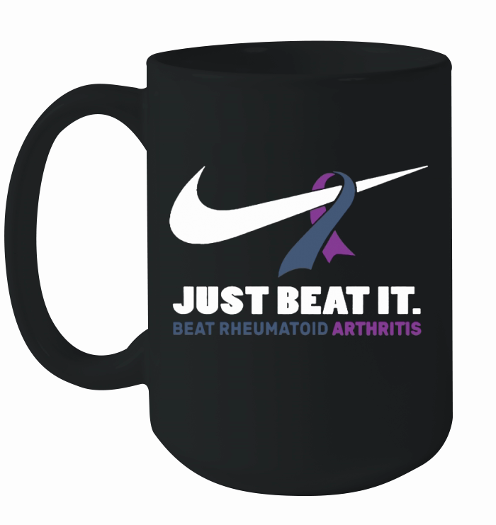 Just Beat It Beat Rheumatoid Arthritis Ceramic Mug