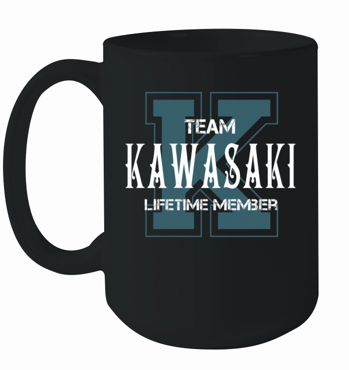 KAWASAKI Shirts - Team KAWASAKI Lifetime Member Name Shirts Ceramic Mug