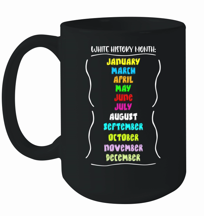 White History Month Colorful Ceramic Mug