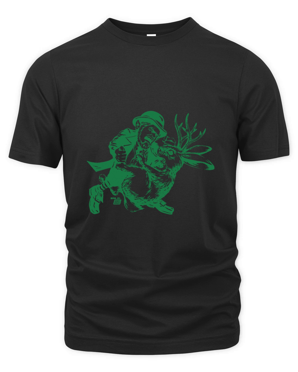Ames Bros Leprechaun vs Jackelope T-Shirt Organic Unisex T-shirt