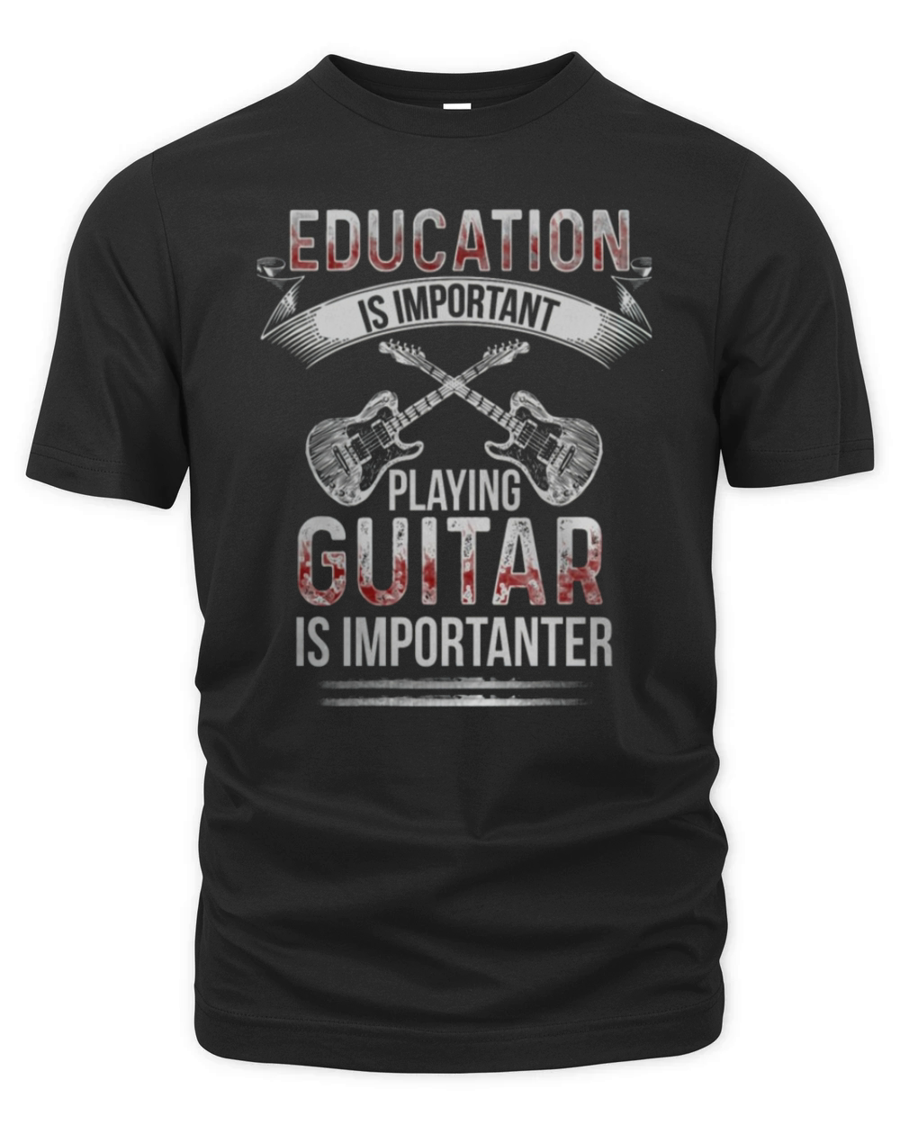 guitar Organic Unisex T-shirt