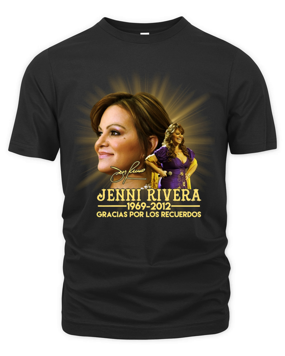 Jenni Rivera 1969 2012 Gracias Por Los Recuerdos signature Organic Unisex T-shirt