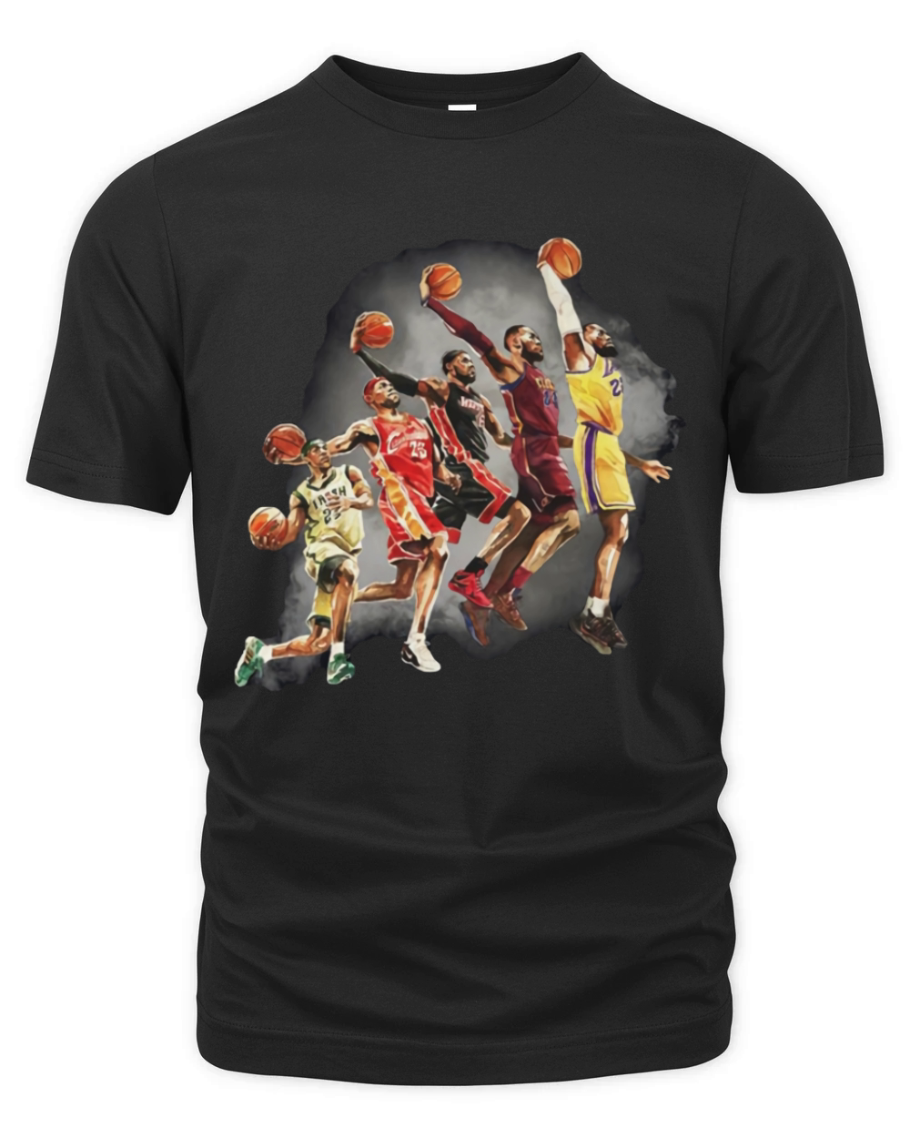 Lebron James The Evolution Of A King Los Angeles Lakers Organic Unisex T-shirt