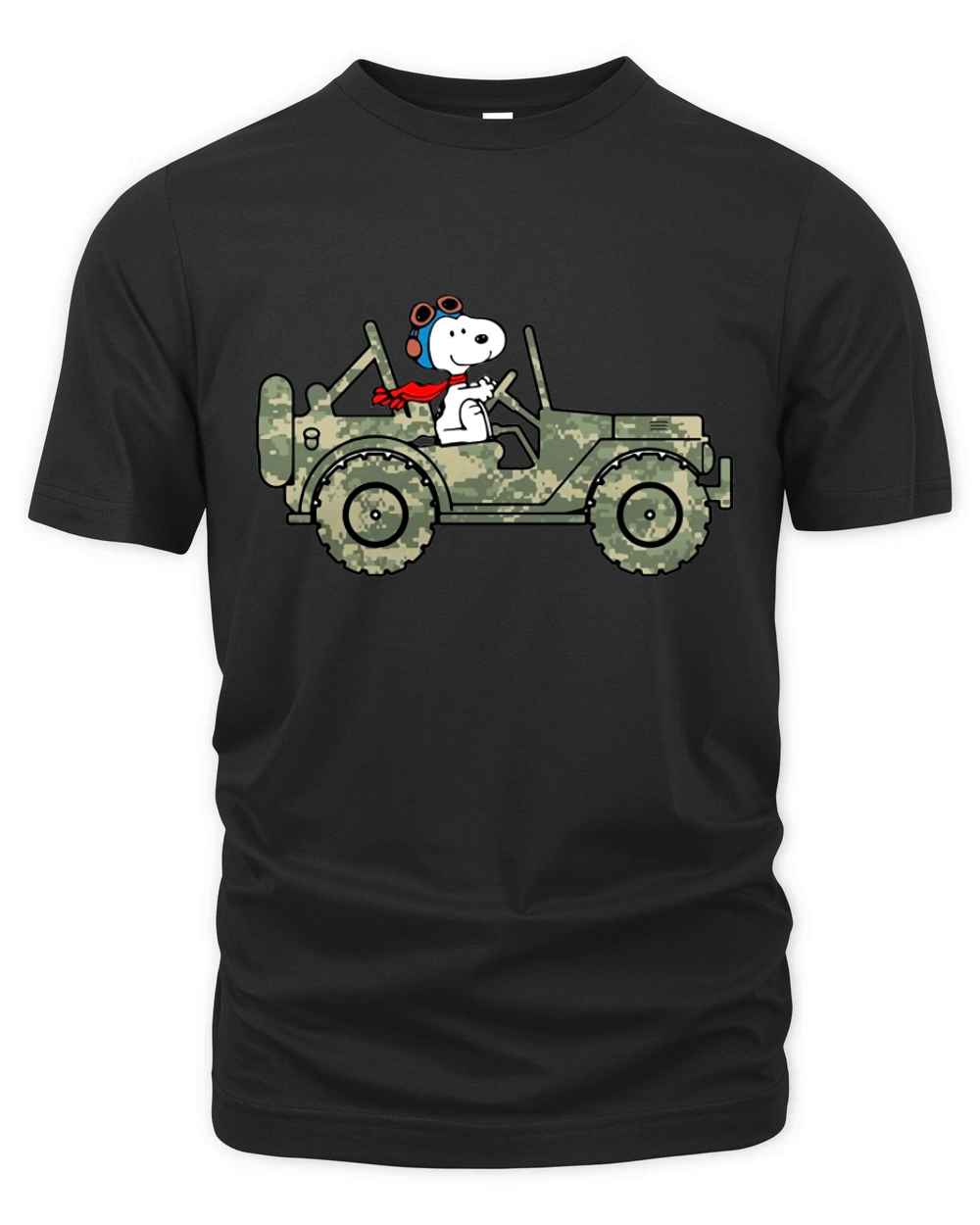 Snoopy Jeep Organic Unisex T-shirt