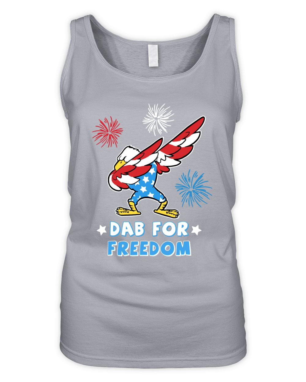 American Dab for freedom Organic Women's Tank Top
