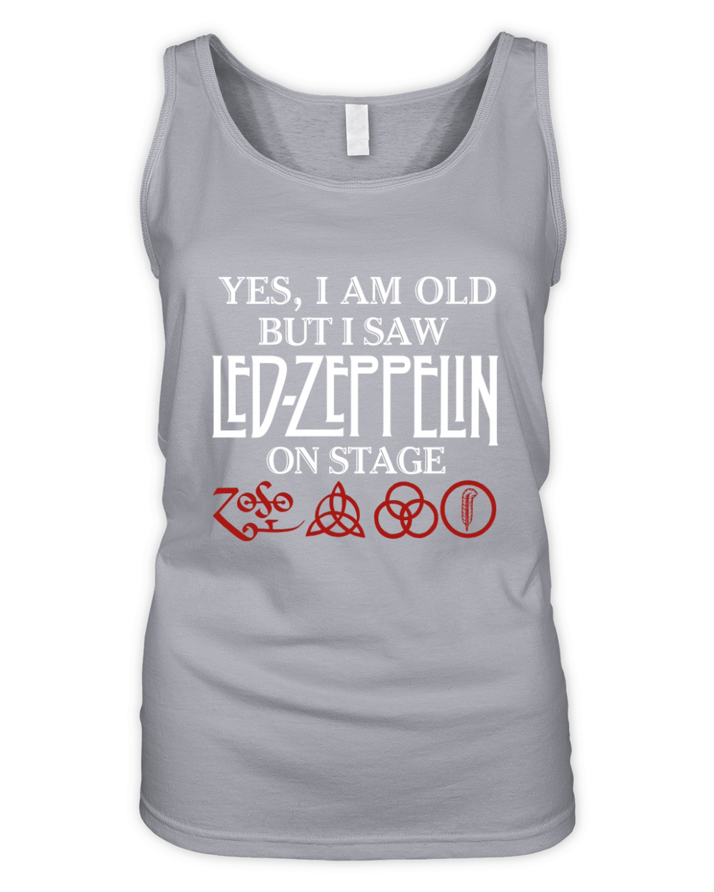 Yes I Am Old But I Saw Led-Zeppelin On Stage shirt Organic Women's Tank Top