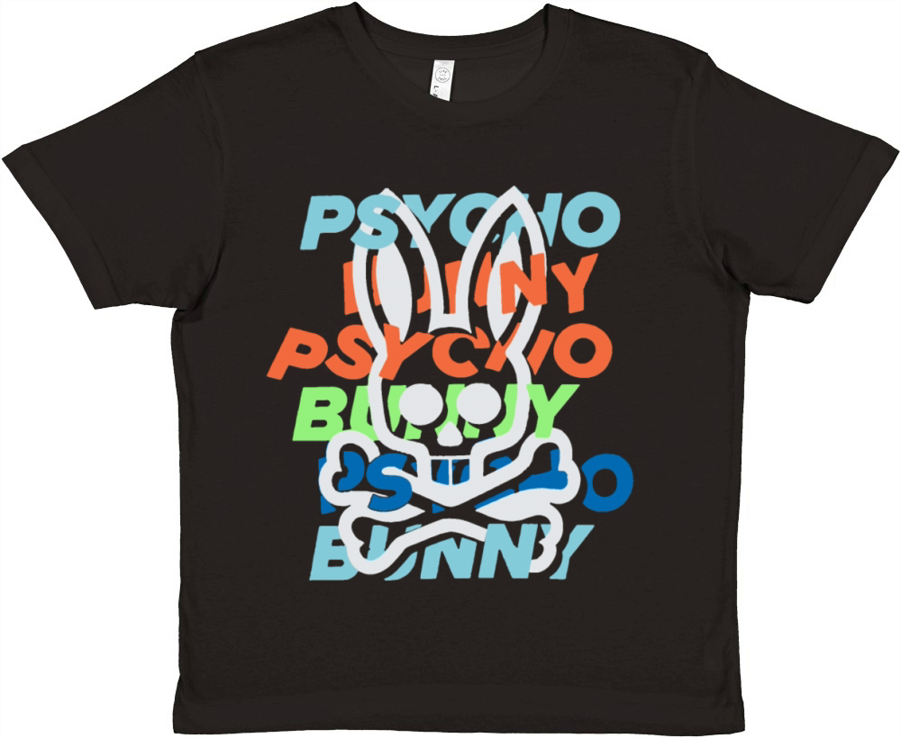 Bunny Psycho Horror Premium Kids Crewneck T-shirt