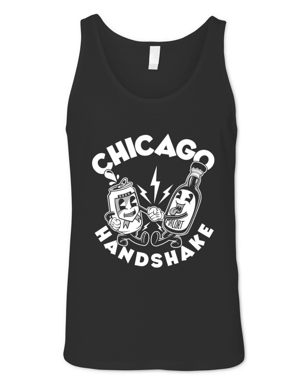 CHICAGO HANDSHAKE Unisex Jersey Tank
