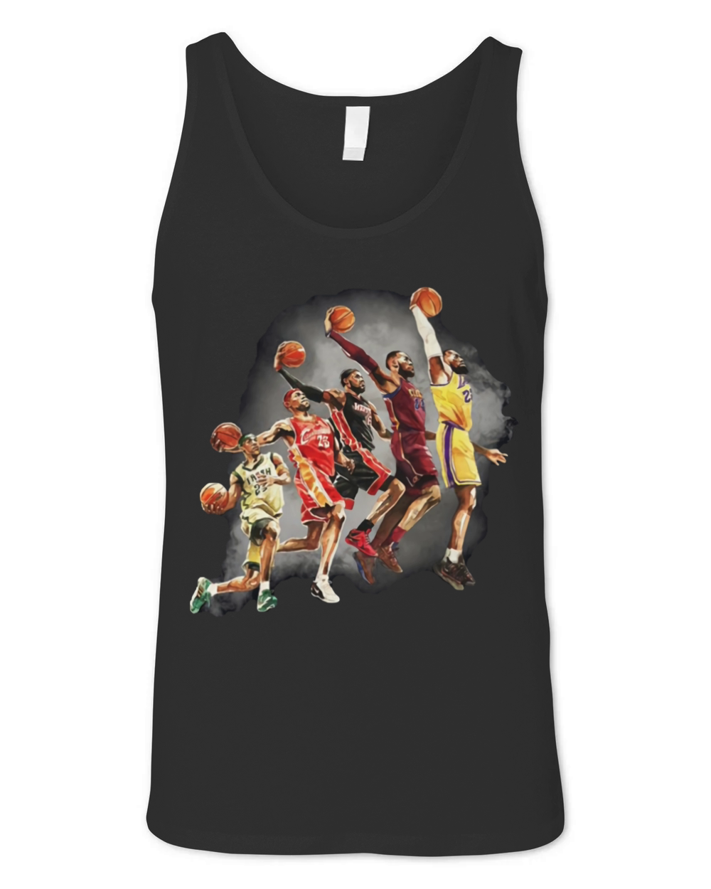 Lebron James The Evolution Of A King Los Angeles Lakers Unisex Jersey Tank