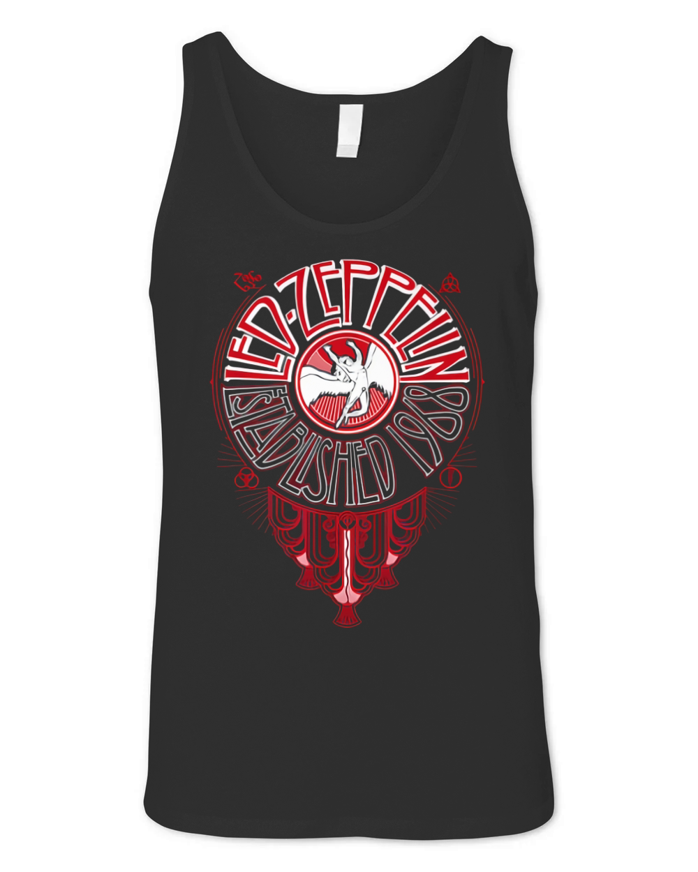 Led Zeppelin Rock Band Unisex Jersey Tank