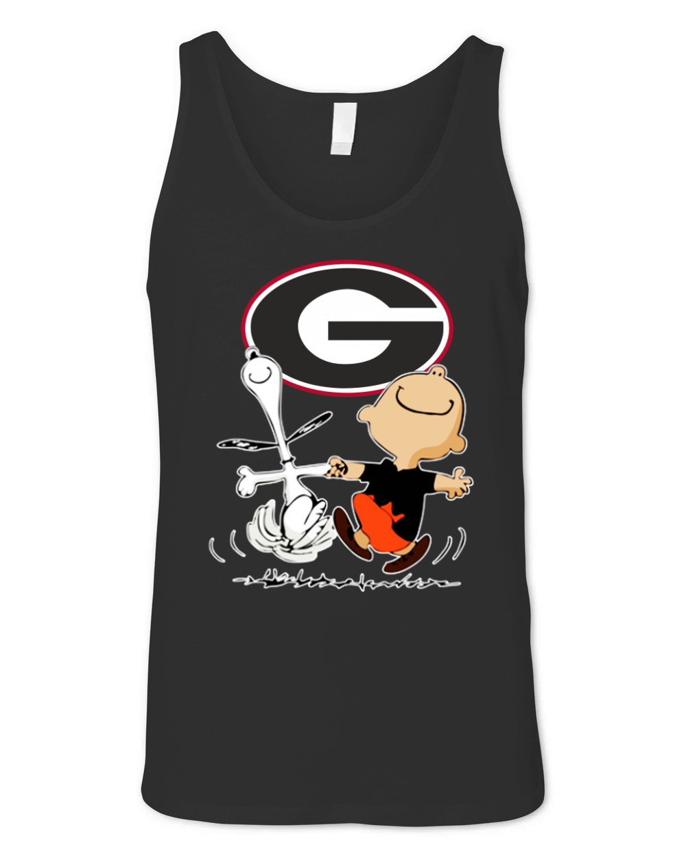Snoopy Georgia Bulldogs fans Unisex Jersey Tank