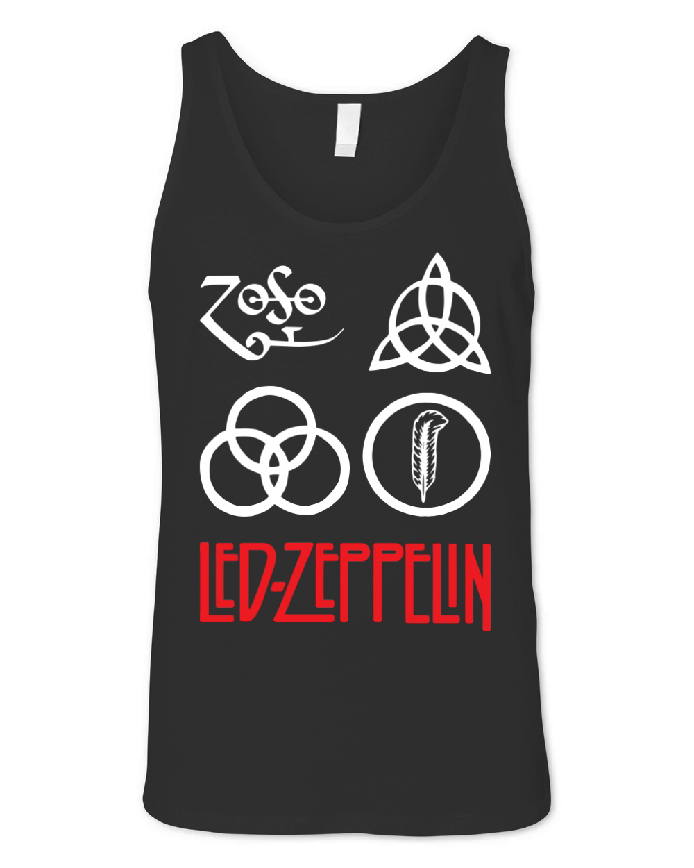 Symbol Led Zeppelin Unisex Jersey Tank