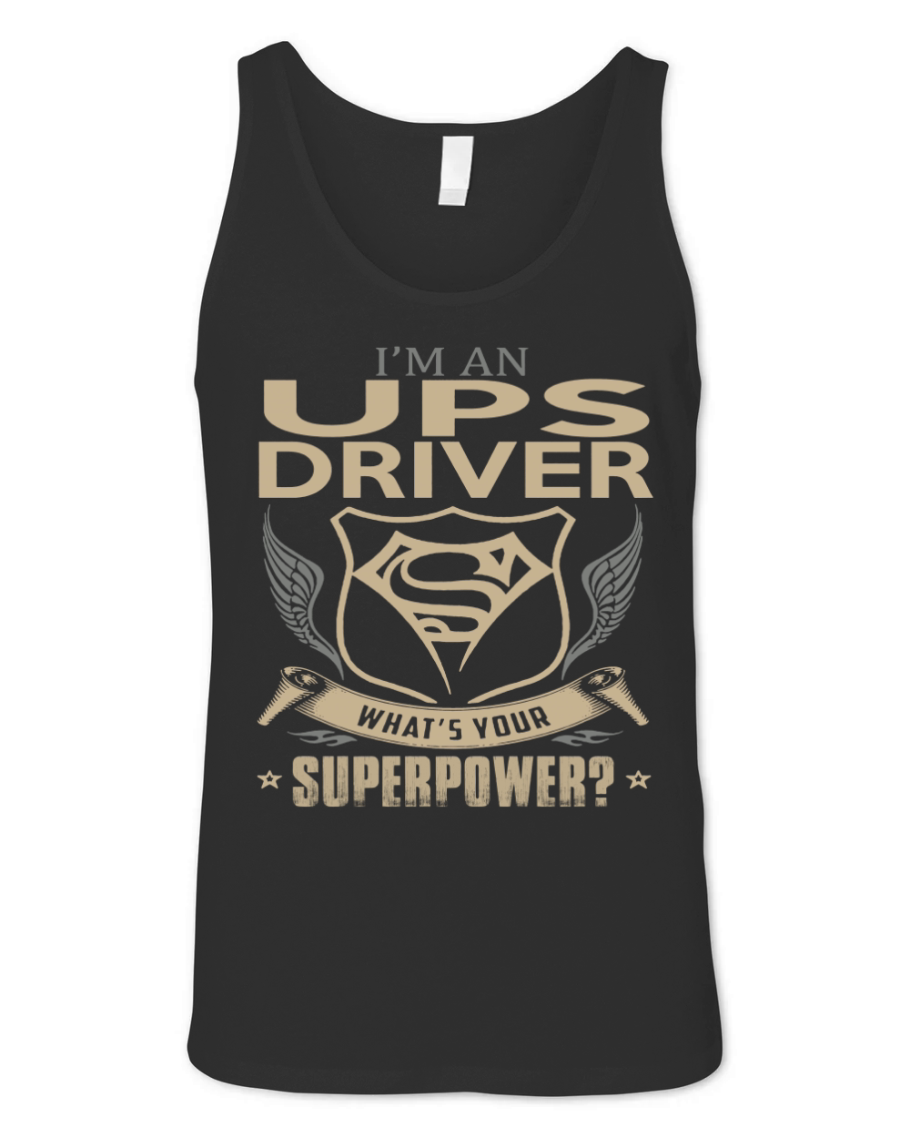 UPS DRIVER Unisex Jersey Tank