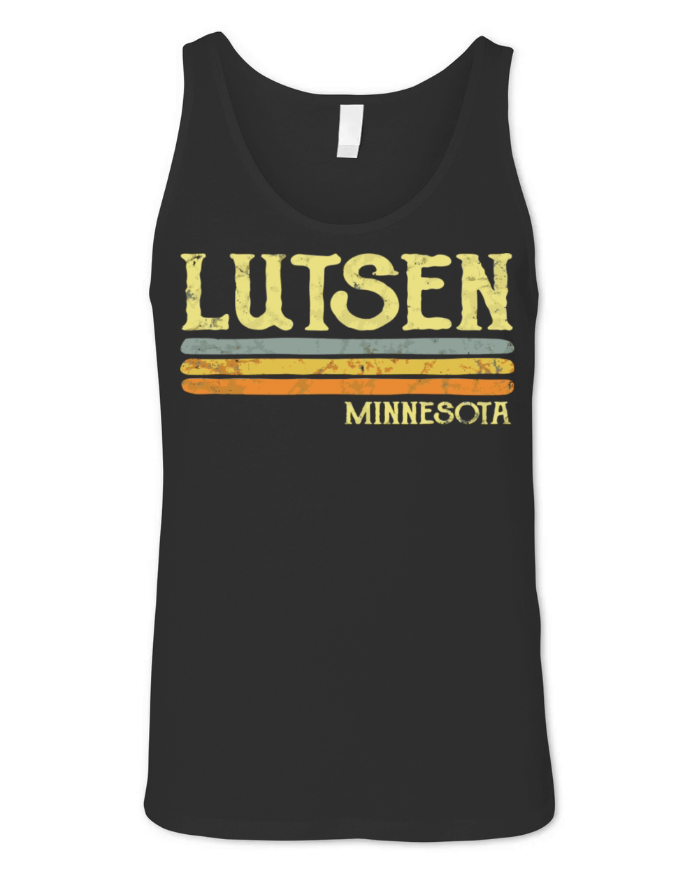 Vintage Lutsen Minnesota Mn Love Souvenir Unisex Jersey Tank