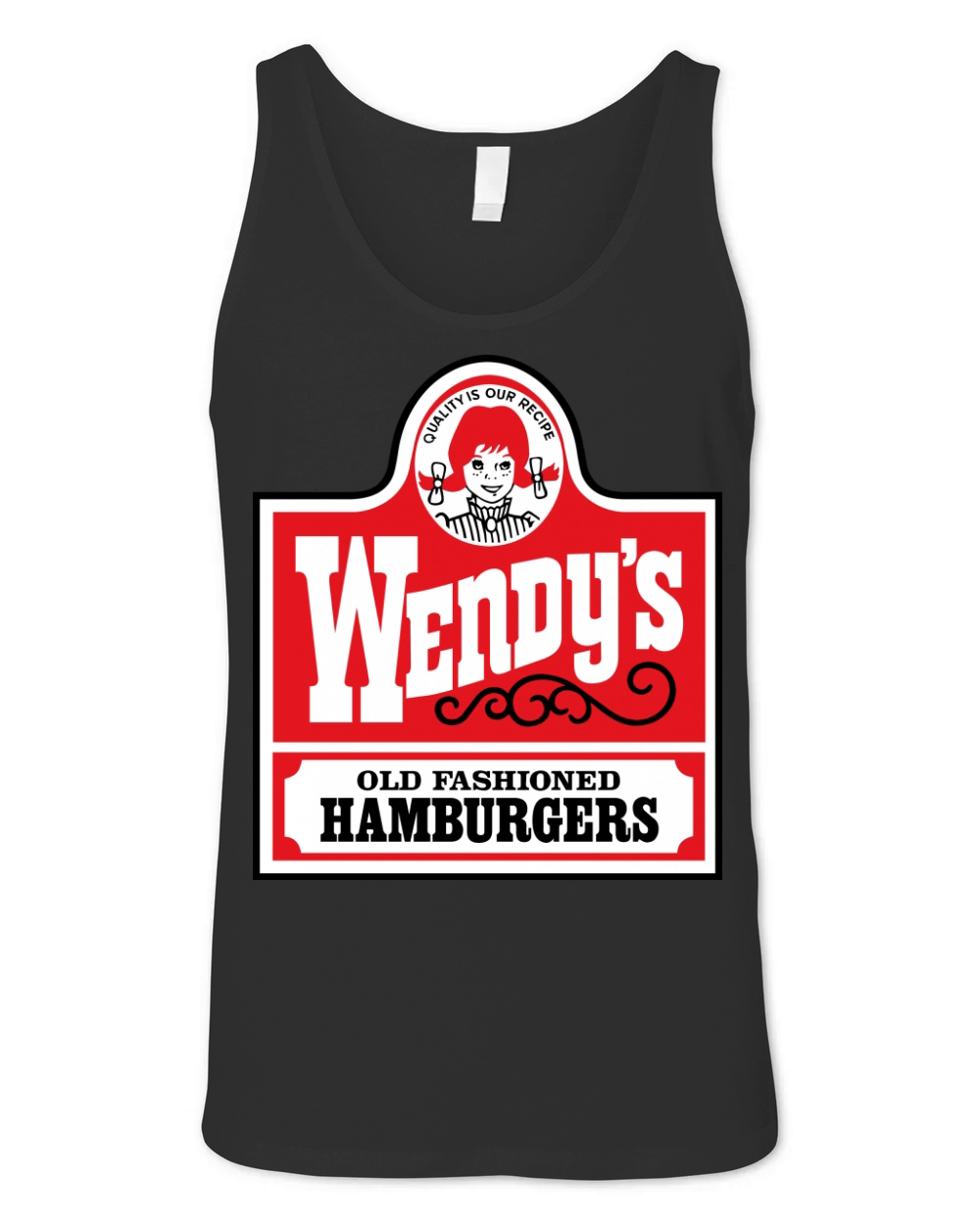 Wendys Old Fashioned Hamburgers Unisex Jersey Tank