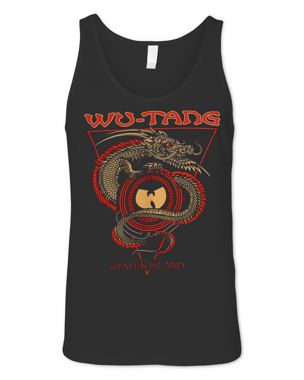 Wu Tang Clan Staten Island Dragon Unisex Jersey Tank
