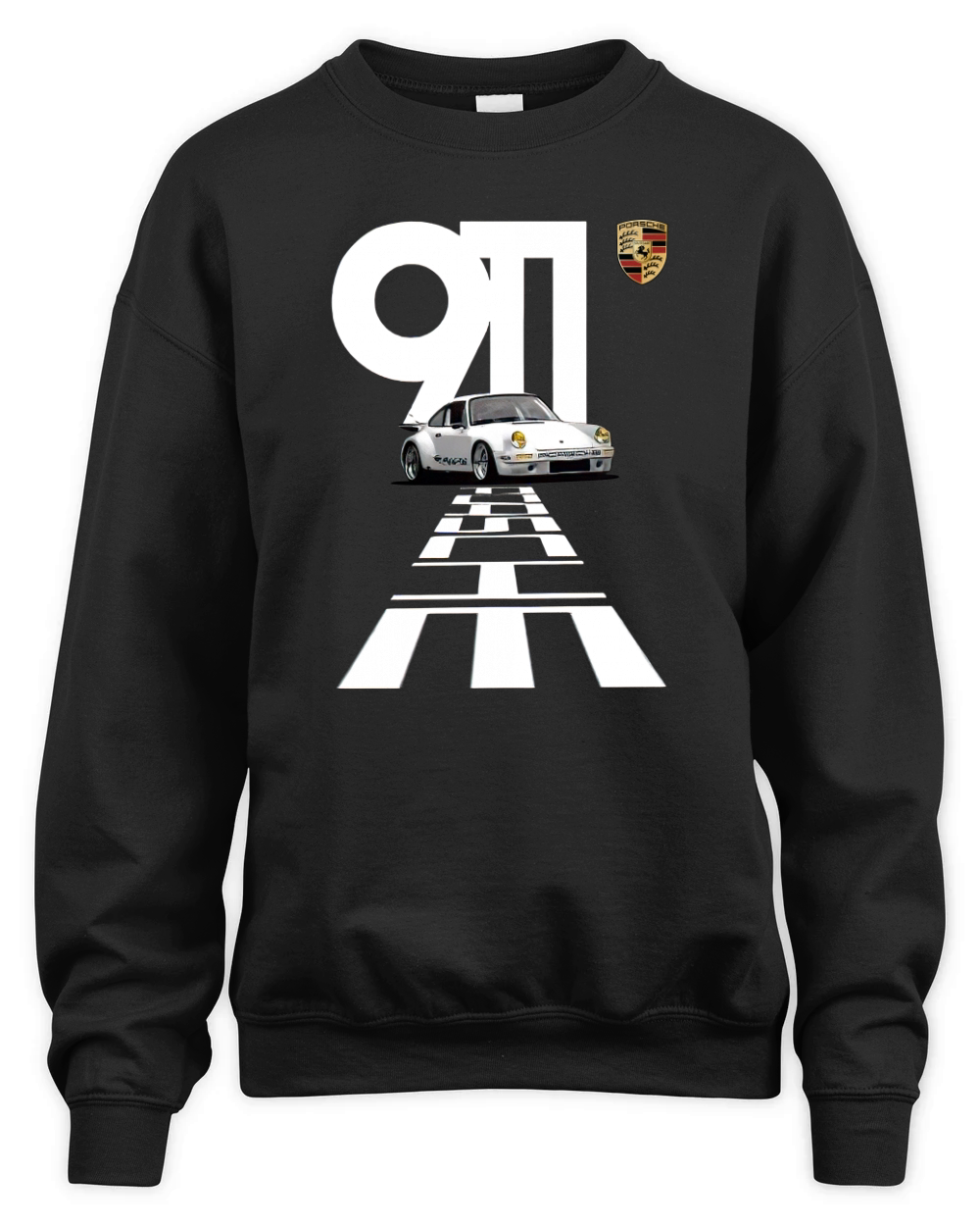 Vintage 911 Porsche Racing Car Unisex Premium Crewneck Sweatshirt