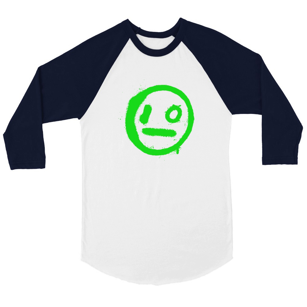 i_o merch 444 Unisex ¾ sleeve Raglan T-shirt